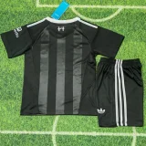 25-26 LIV Black GoalKeeper Kids Soccer Jersey