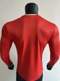 25-26 Portugal Home Long Sleeve Player Version Soccer Jersey (长袖球员)*PM