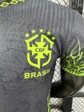 25-26 Brazil Black Green Special Edition Player Version Soccer Jersey