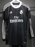 2014-2015 RMA Away Player Version 长袖球员 Long Sleeve Retro Soccer Jersey
