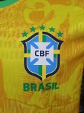 25-26 Brazil Yellow Special Edition Player Version Soccer Jersey *耶稣