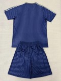 25-26 JUV Royal blue Retro Edition Kids Soccer Jersey