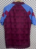 1990 Aston Villa Home Retro Soccer Jersey