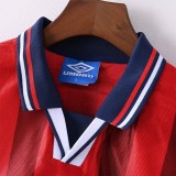 1998 England Away Retro Long Sleeve Soccer Jersey (长袖)