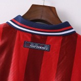 1998 England Away Retro Long Sleeve Soccer Jersey (长袖)