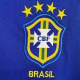 1998 Brazil Away Long Sleeve Retro Soccer Jersey (长袖)