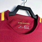 2017-2018 Roma Home Long Sleeve Retro Soccer Jersey (长袖)