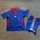2006 France Home Kids Retro Soccer Jersey