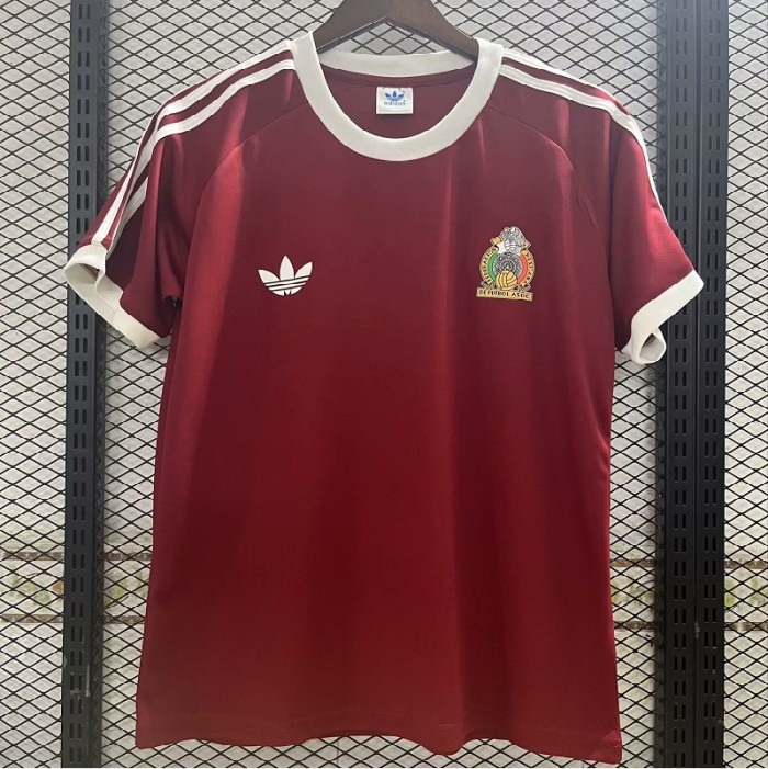 Retro 1985 Mexico home football Jersey