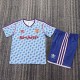 Retro 90/92 Manchester United Away kids kit