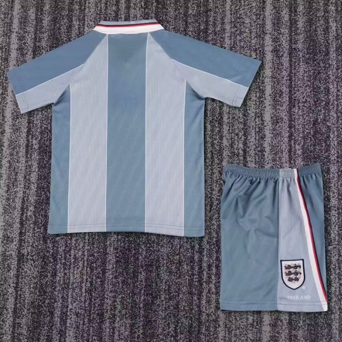 Retro 1996 England Away kids kit