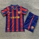 Retro 09/10 Barcelona home kids kit