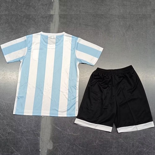 Retro 1986 Argentina home kids kit