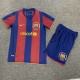 Retro 07/08 Barcelona home kids kit