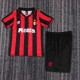 Retro 93/94 AC Milan home kids kit