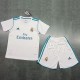 Retro 17/18 Real Madrid home kids kit