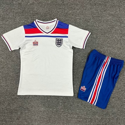 Retro 1982 England home kids kit