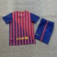 Retro 11/12 Barcelona home kids kit