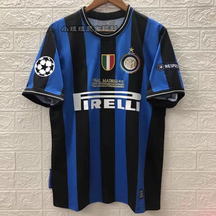 Retro 2010 Inter Milan home Champion Edition