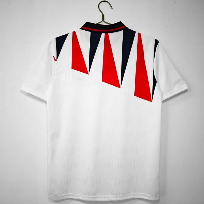 Retro 1992 England home football jersey