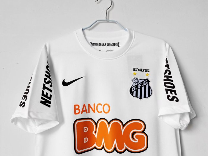 Retro Santos 2013 home football shirt