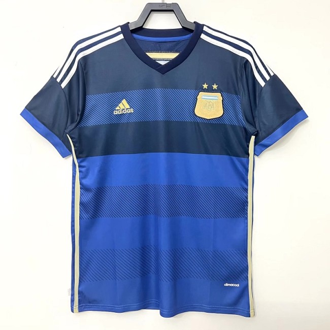Retro Argentina 2014 away football Jersey