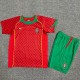 Retro 04 Portugal home kids kit