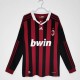 Retro 09/10 AC milan home Long sleeve