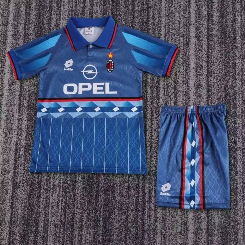 Retro 95/96 AC Milan Away kids kit