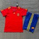 Retro 2010 Spain home kids kit