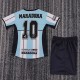 Retro 2001 Argentina Maradona Memorial Edition kids kit