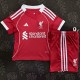 25/26 liverpool home kids kit