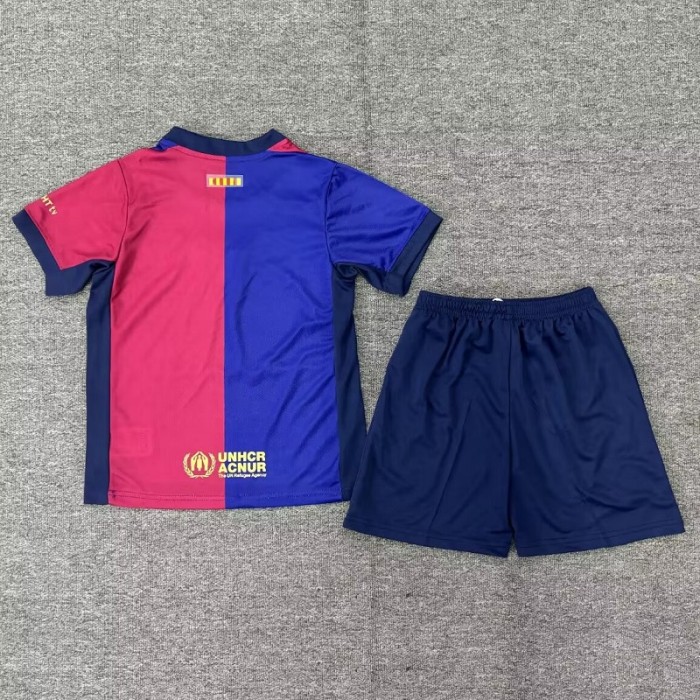 24/25 Barcelona home kids kit