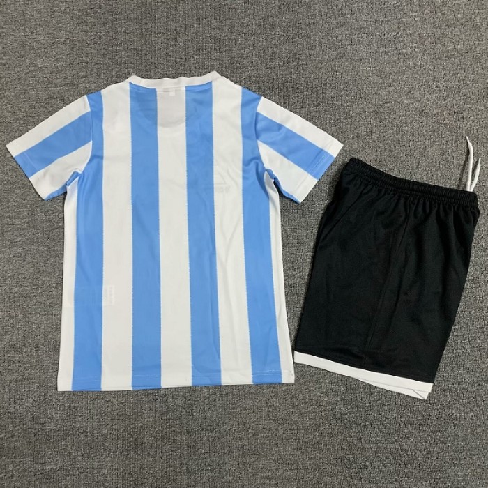 Retro 1986 Argentina home kids kit