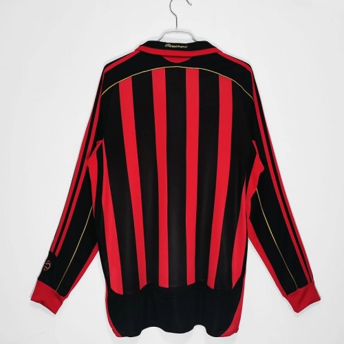 Retro 06/07 AC milan home Long sleeve