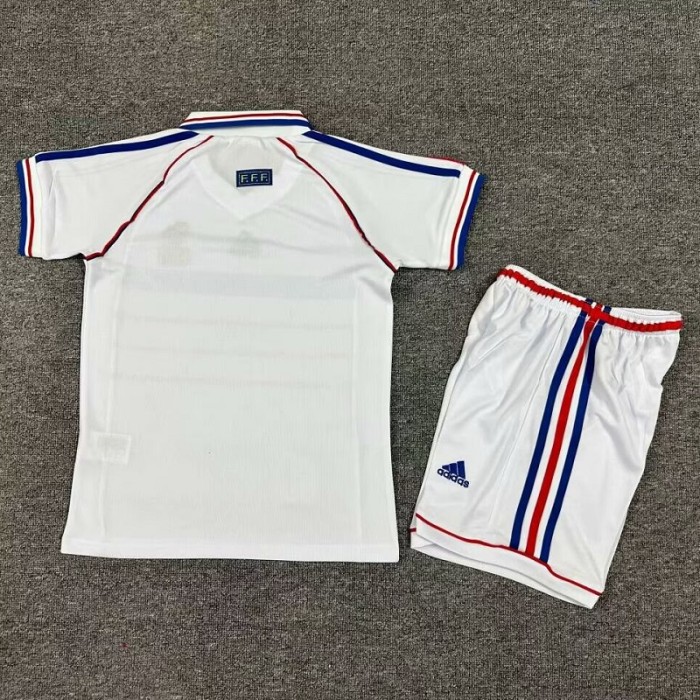 Retro 1998 France Away kids kit