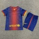 Retro 12/13 Barcelona home kids kit with sock