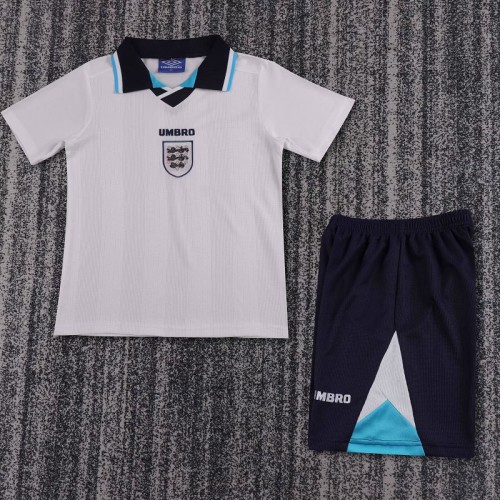 Retro 96 England home kids kit