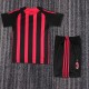 Retro 08/09 AC Milan home kids kit
