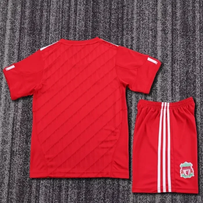 Retro 2010 liverpool home kids kit