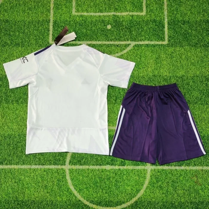 25/26 Manchester United away kids kit