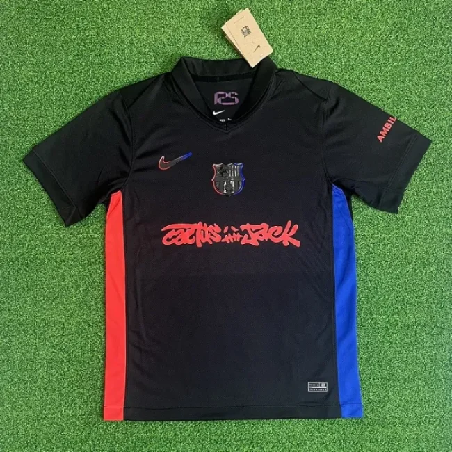 25/26 Barcelona Away Music Alliance Edition football Jersey