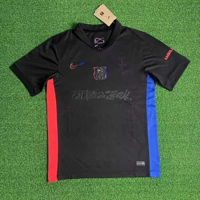 25/26 Barcelona Away & Travis Scott football Jersey