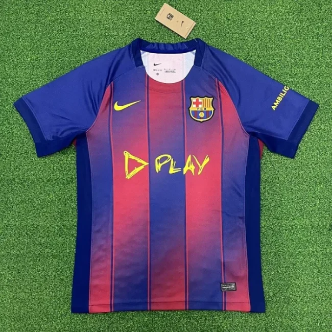 25/26 Barcelona home football Jersey