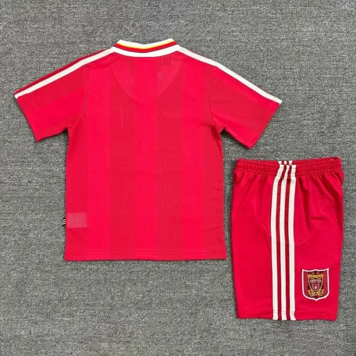 Retro 95/96 liverpool home kids kit