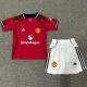 25/26 Manchester United home kids kit