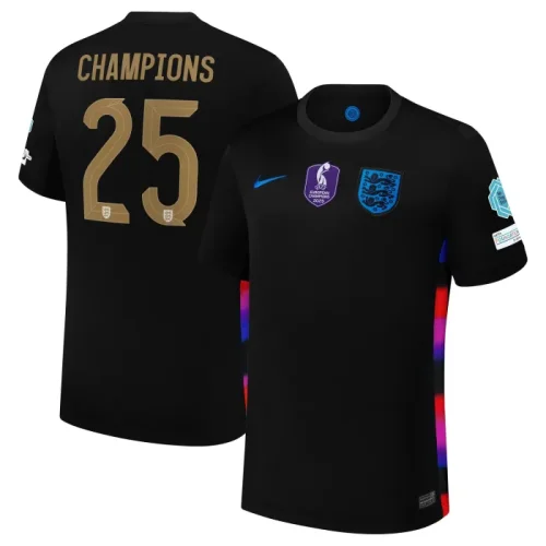 2025 Women's Football European Champions England away Jersey