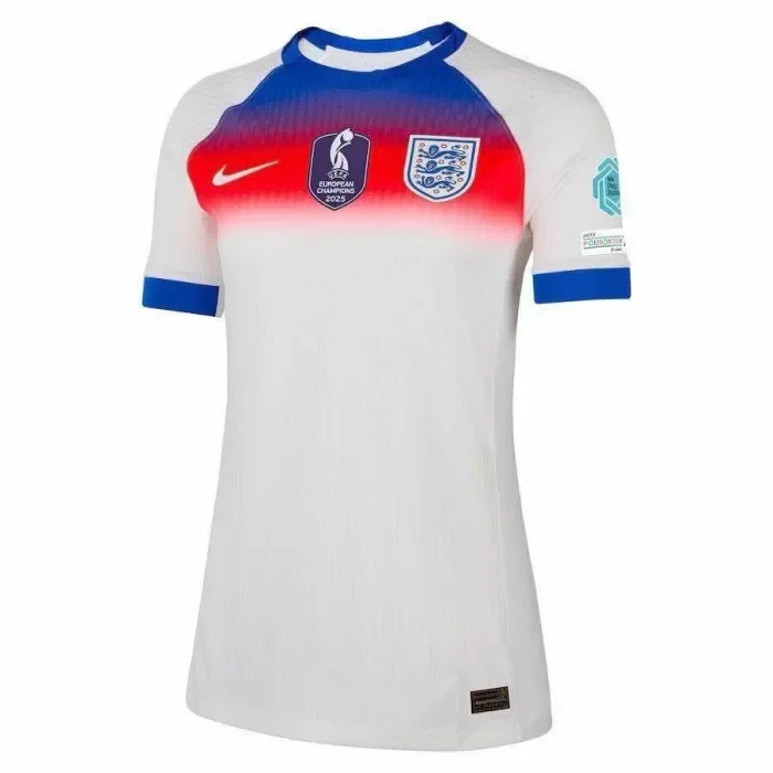2025 Women's Football European Champions England home Jersey