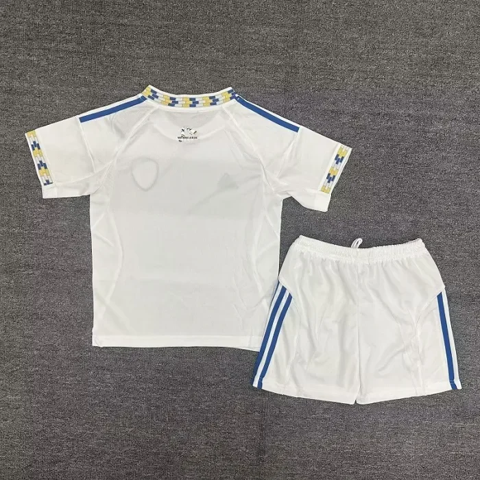 25/26 Leeds United home kids kit