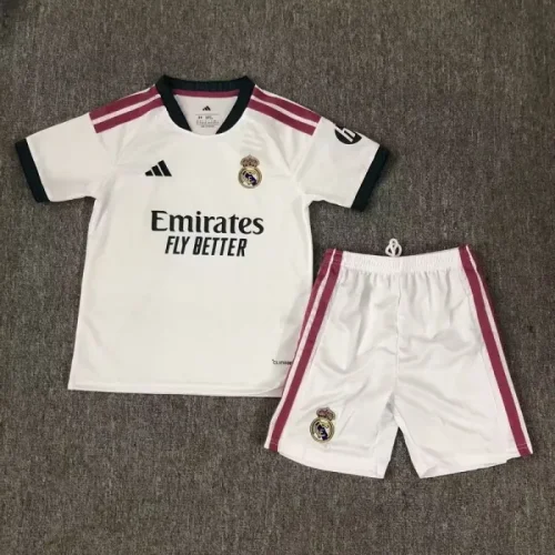 26/27 Real Madrid home kids kit